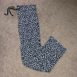 Women’s Victoria’s Secret Leopard Pajama Pants with drawstring waist